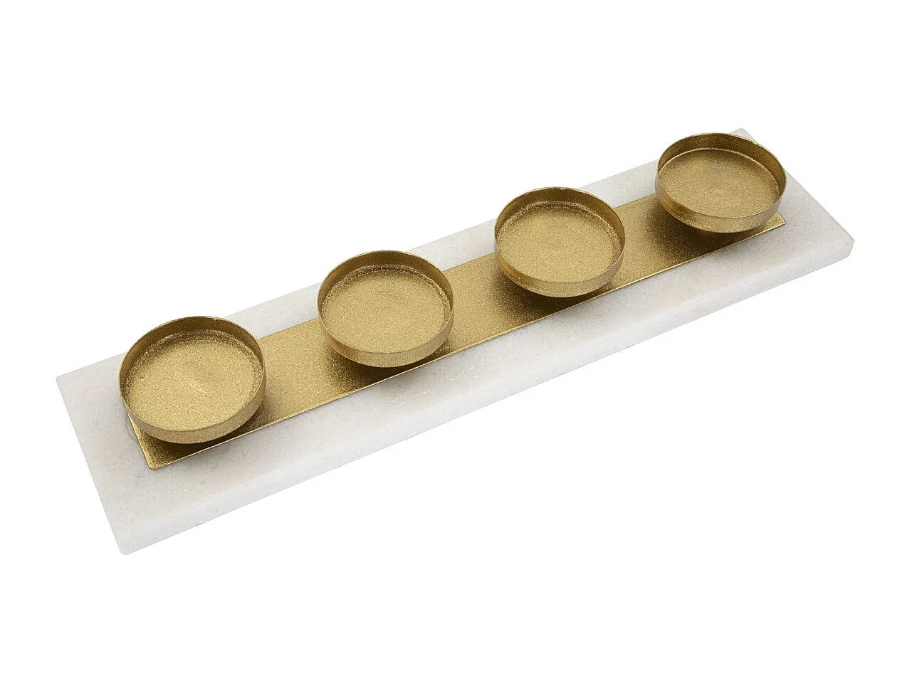 Kaarsenhouder MF337, Goud, 40x10x5 cm, Seven Design