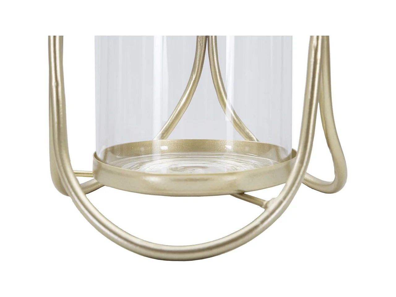 Portacandela MF350, Oro, 16x16x21,5 cm, Epikasa