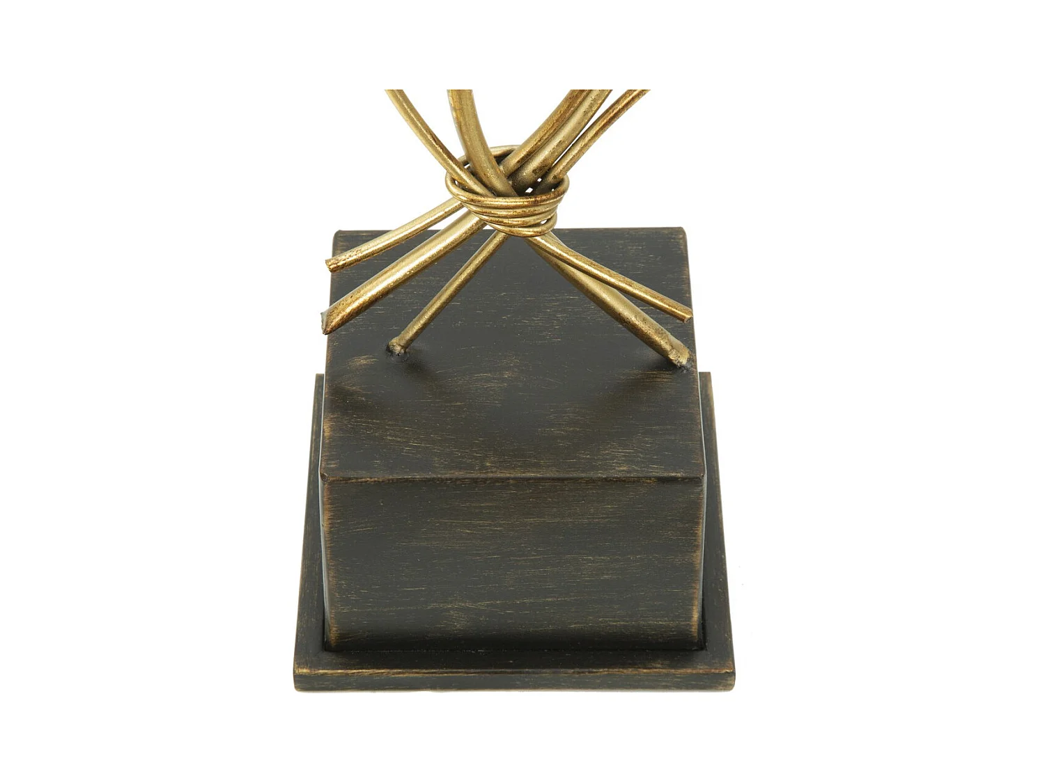 Świecznik Liść 60, Złoto, 29x12,5x44 cm, Epikasa