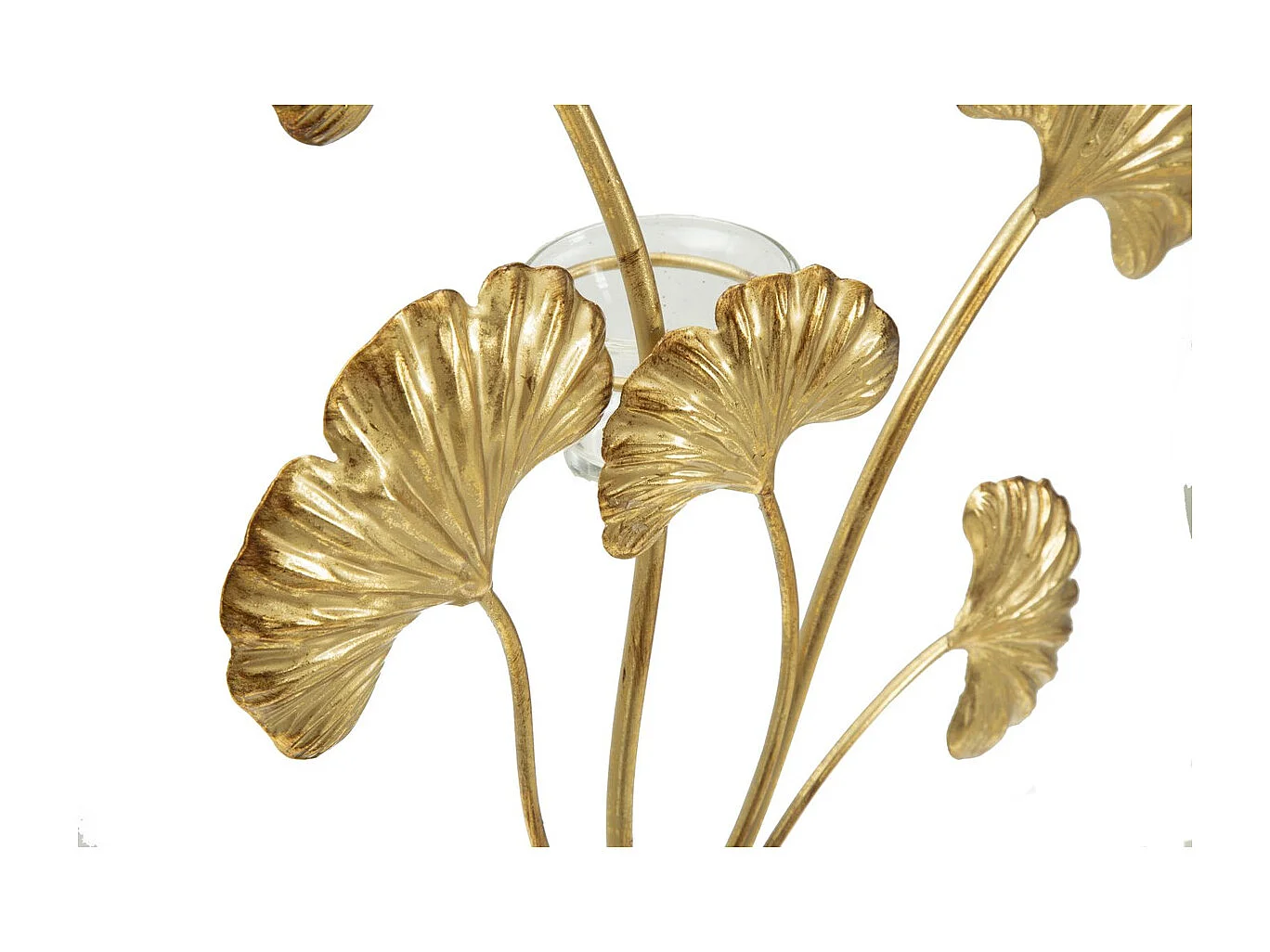 Bougeoir Feuille 60, Or, 29x12,5x44 cm, Seven Design