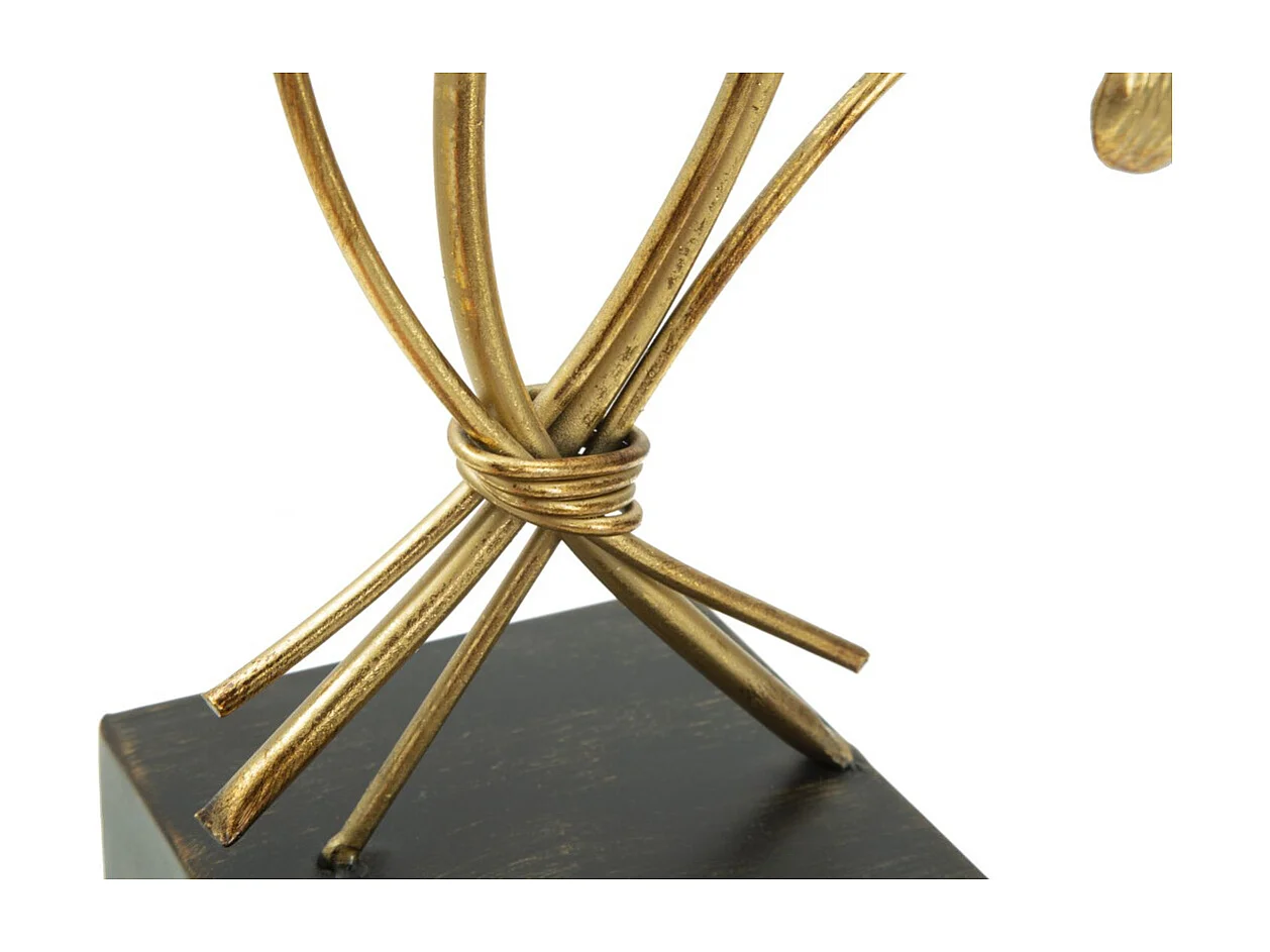 Bougeoir Feuille 60, Or, 29x12,5x44 cm, Seven Design