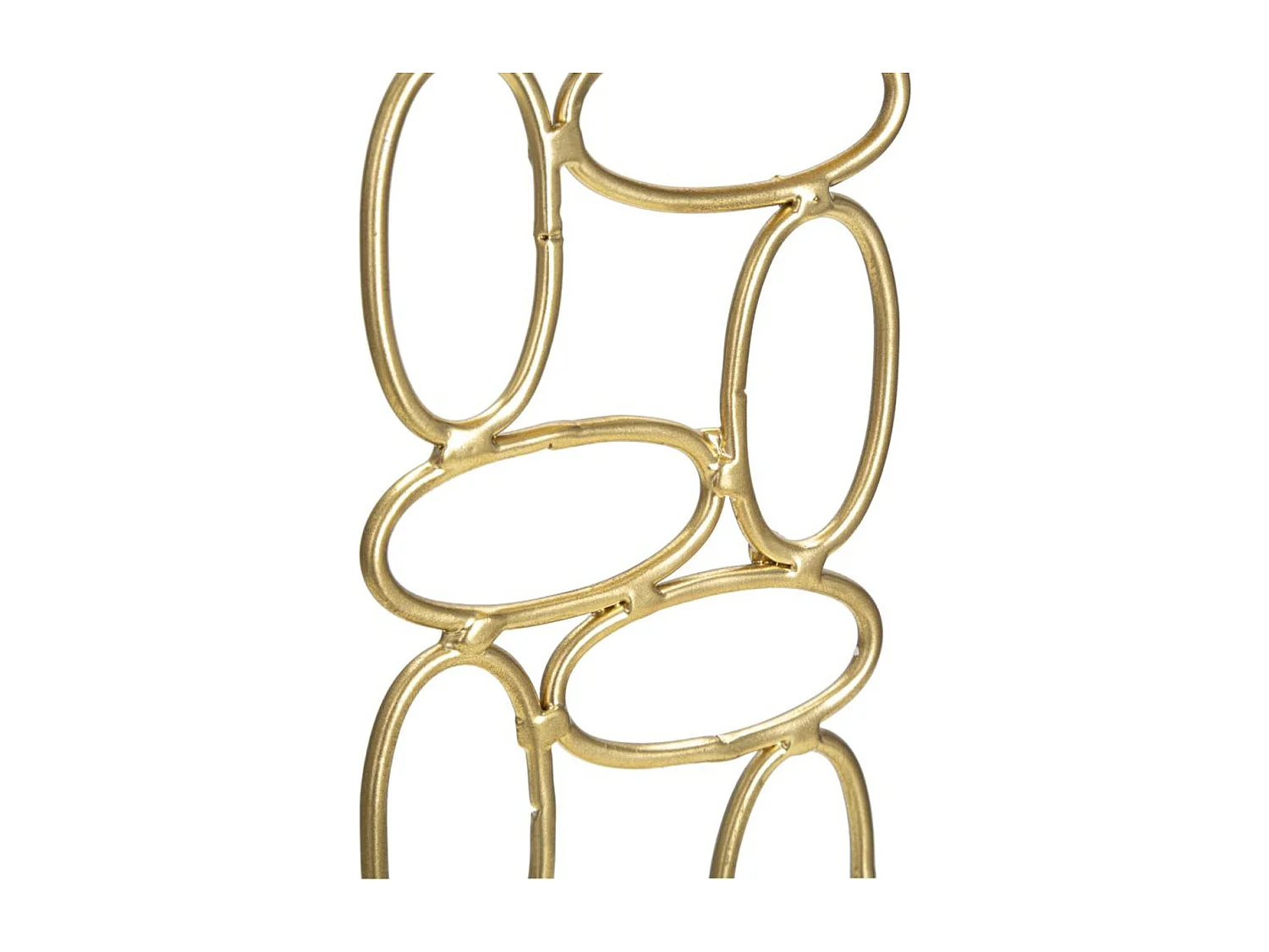 Suporte de Velas MF342, Ouro, 10x10x27 cm, Seven Design