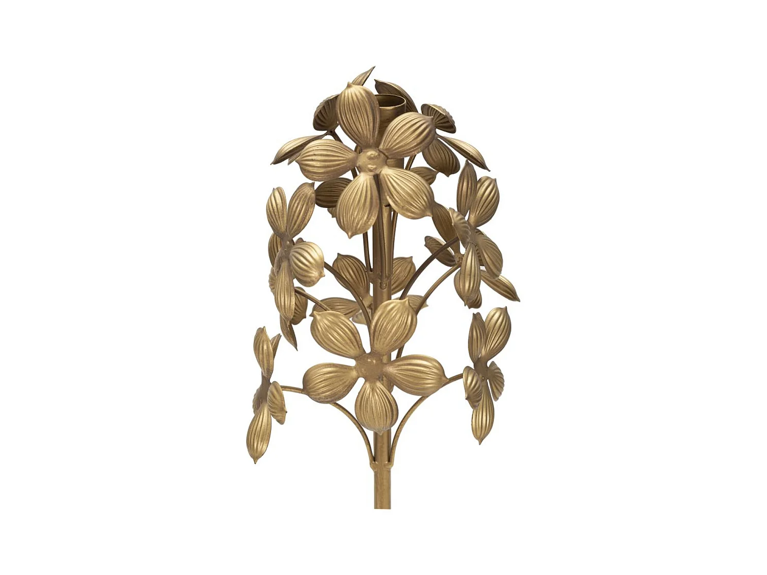 Świecznik MF336, Złoto, 17x17x93 cm, Epikasa