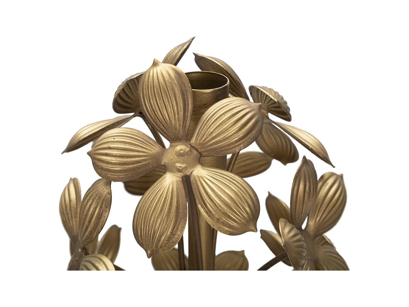 Świecznik MF336, Złoto, 17x17x93 cm, Epikasa