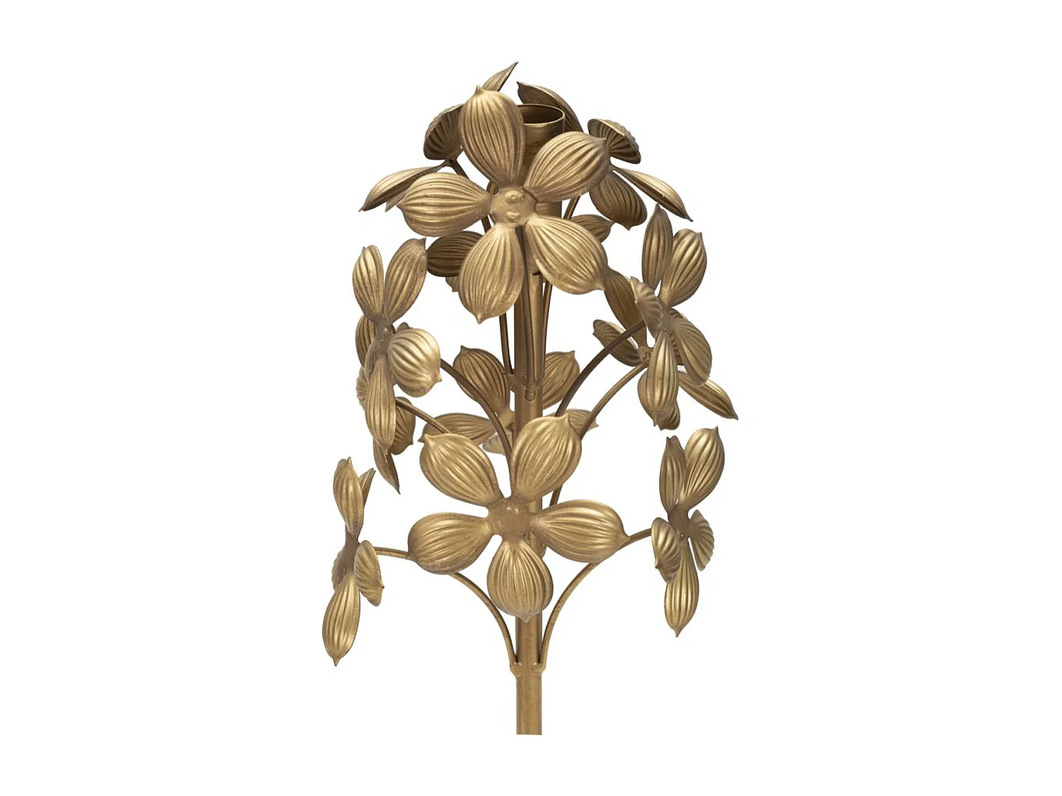 Bougeoir MF336, Or, 17x17x93 cm, Seven Design