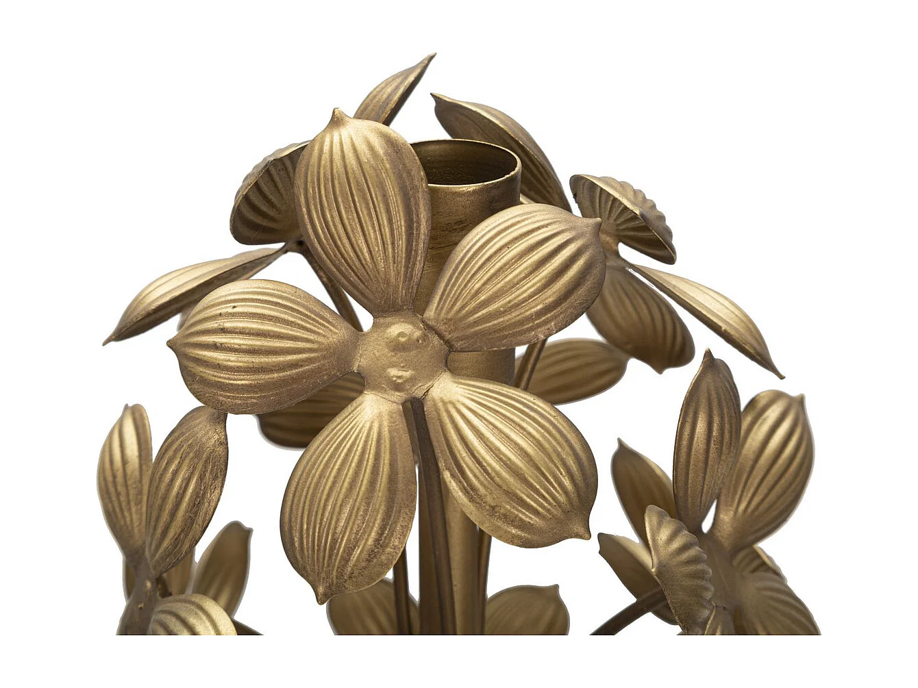 Bougeoir MF336, Or, 17x17x93 cm, Seven Design