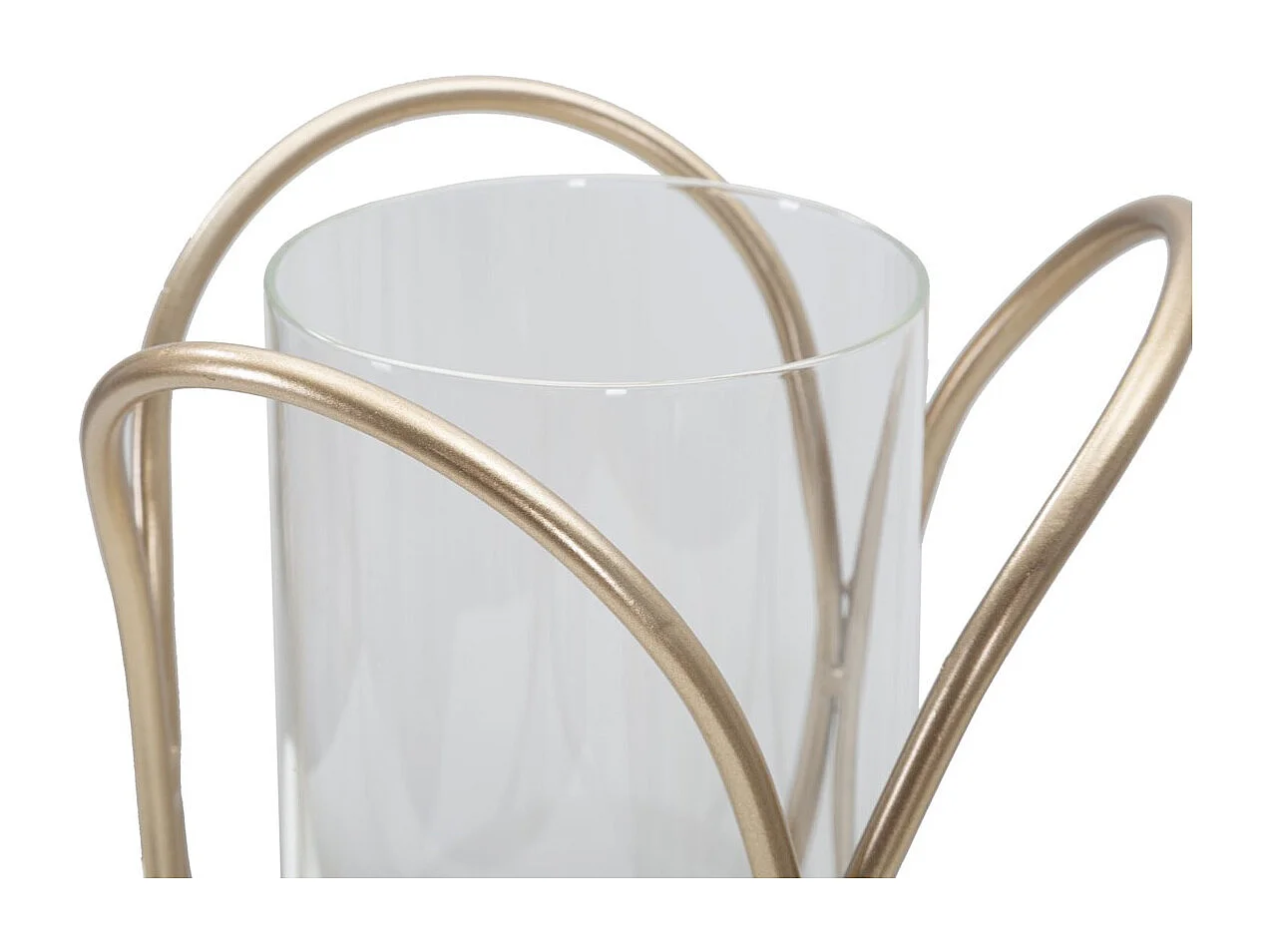 Bougeoir MF349, Marron, 16x16x21,5 cm, Seven Design