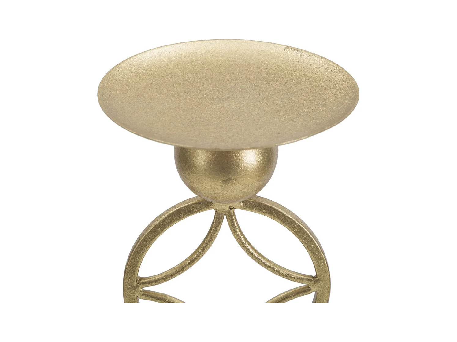 Portacandela MF344, Oro, 10x10x32 cm, Epikasa