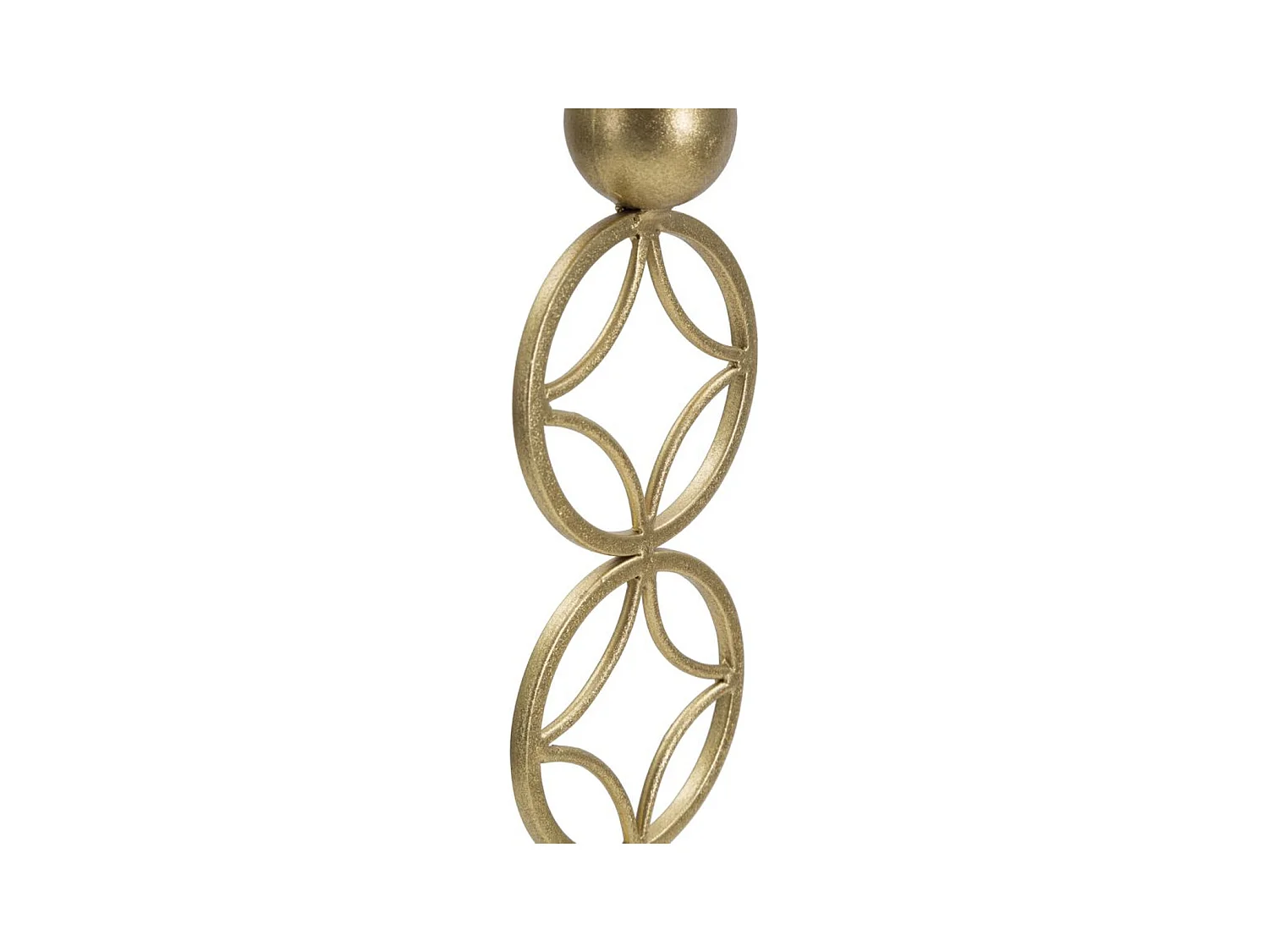 Kaarsenhouder MF344, Goud, 10x10x32 cm, Epikasa