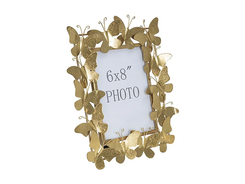 Cadre Photo Papillon 24, Or, 28x11,5x30,5 cm, Seven Design