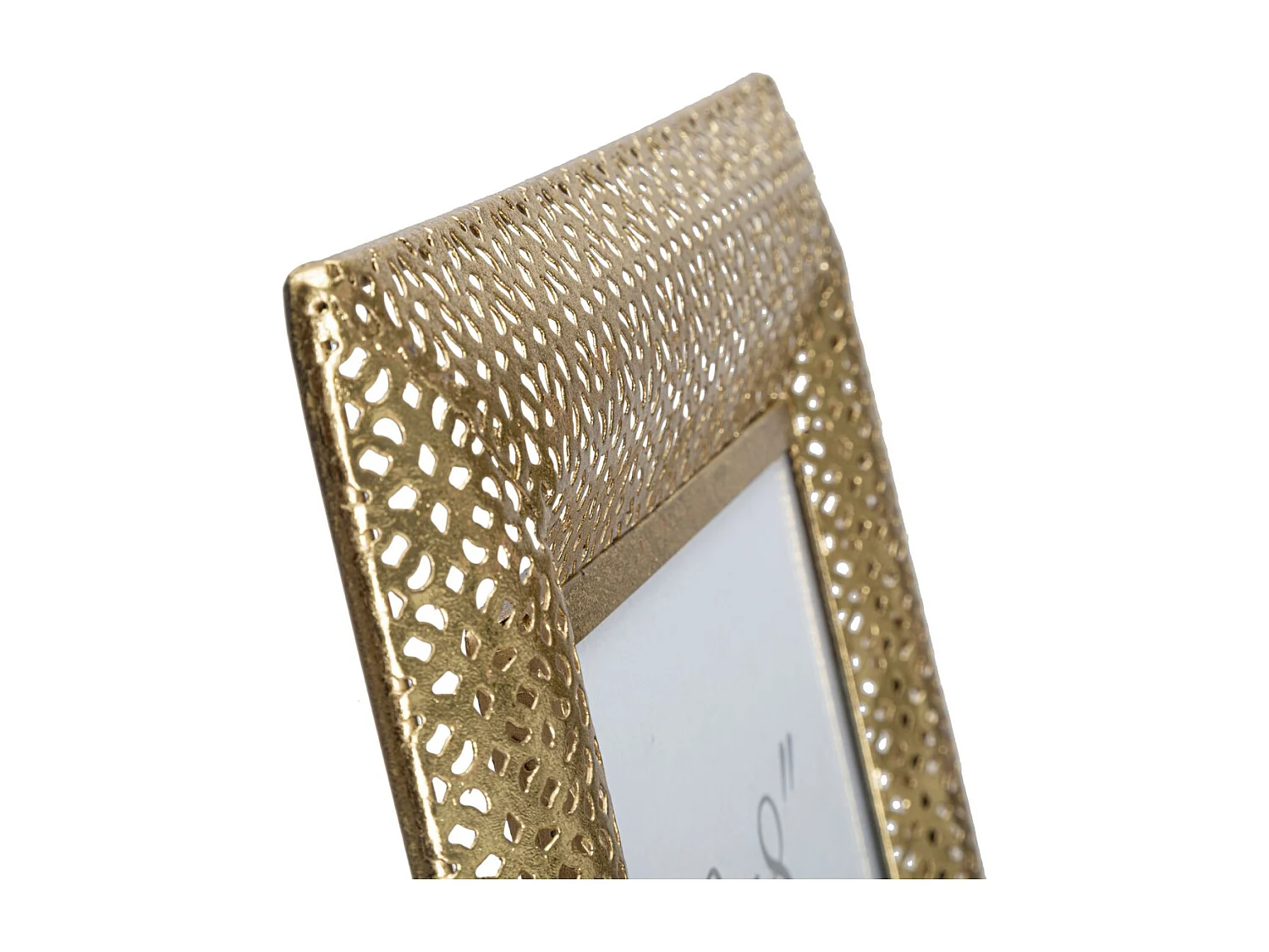 Portafotos Olistic 5, Oro, 25x12x31 cm, Seven Design