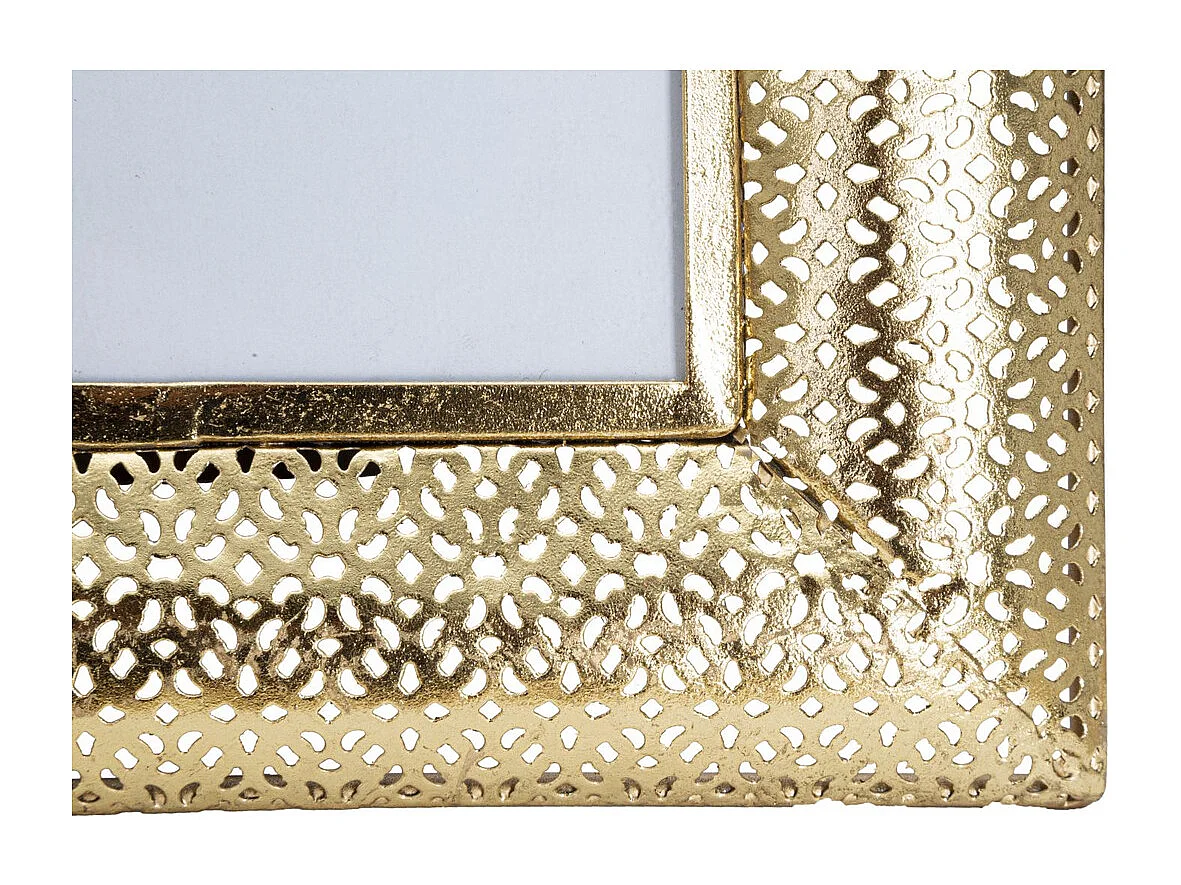 Portafotos Olistic 5, Oro, 25x12x31 cm, Seven Design