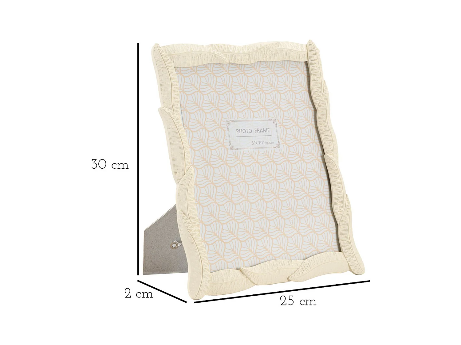 Fotolijst Olistic 36, Beige, 25x2x30 cm, Epikasa