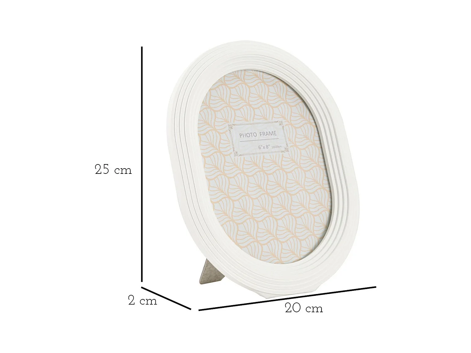 Fotolijst Olistic 54, Wit, 20x2x25 cm, Epikasa