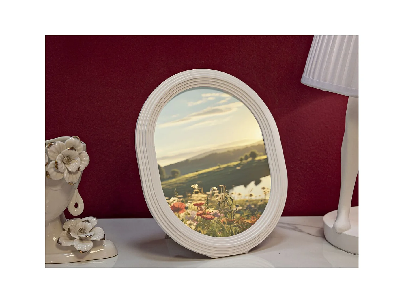 Moldura para Fotografias Olistic 53, Branco, 25x2x30 cm, Epikasa