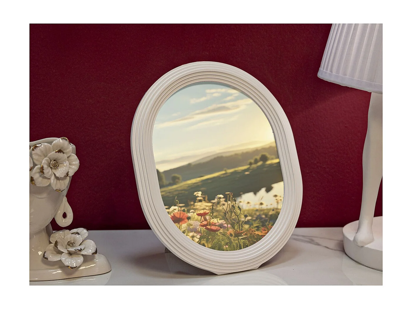 Moldura para Fotografias Olistic 53, Branco, 25x2x30 cm, Seven Design