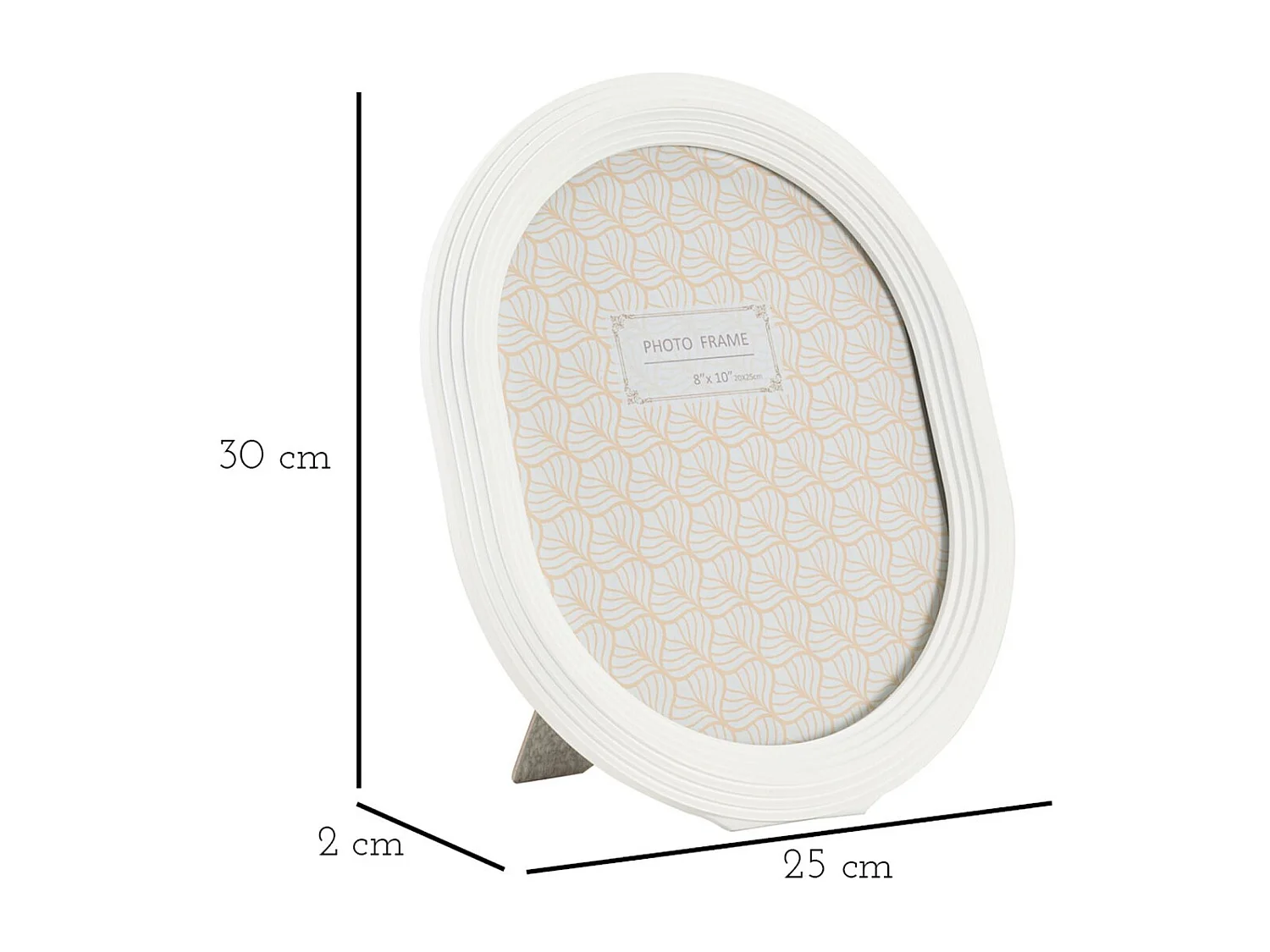 Moldura para Fotografias Olistic 53, Branco, 25x2x30 cm, Seven Design