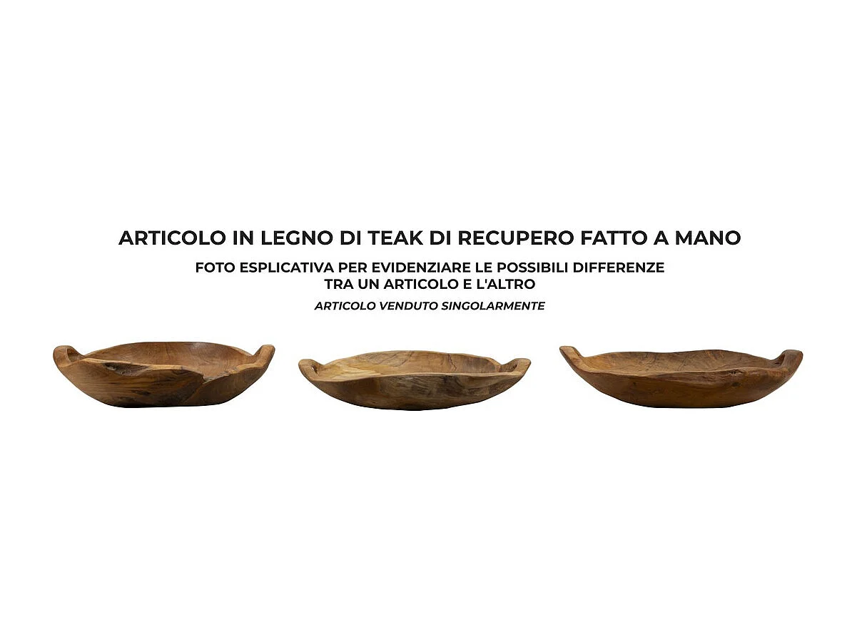 Plateau Natura 19, Marron, 42x36x7 cm, Seven Design