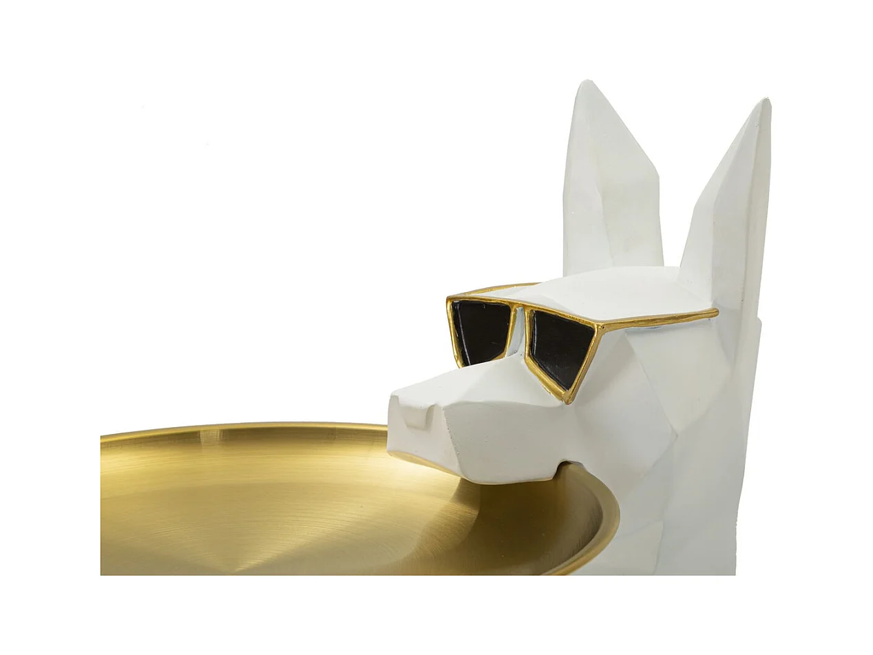 Bandeja Perro 16, Blanco, 27x51x74 cm, Epikasa