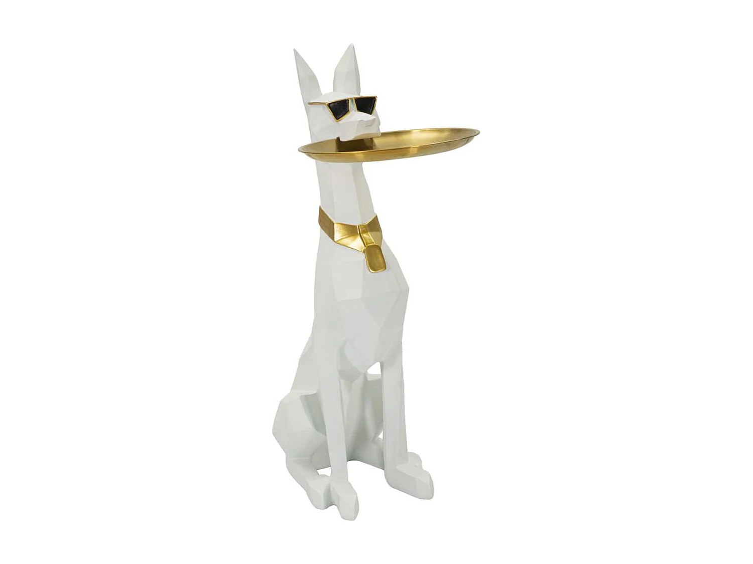 Plateau Chien 16, Blanc, 27x51x74 cm, Seven Design
