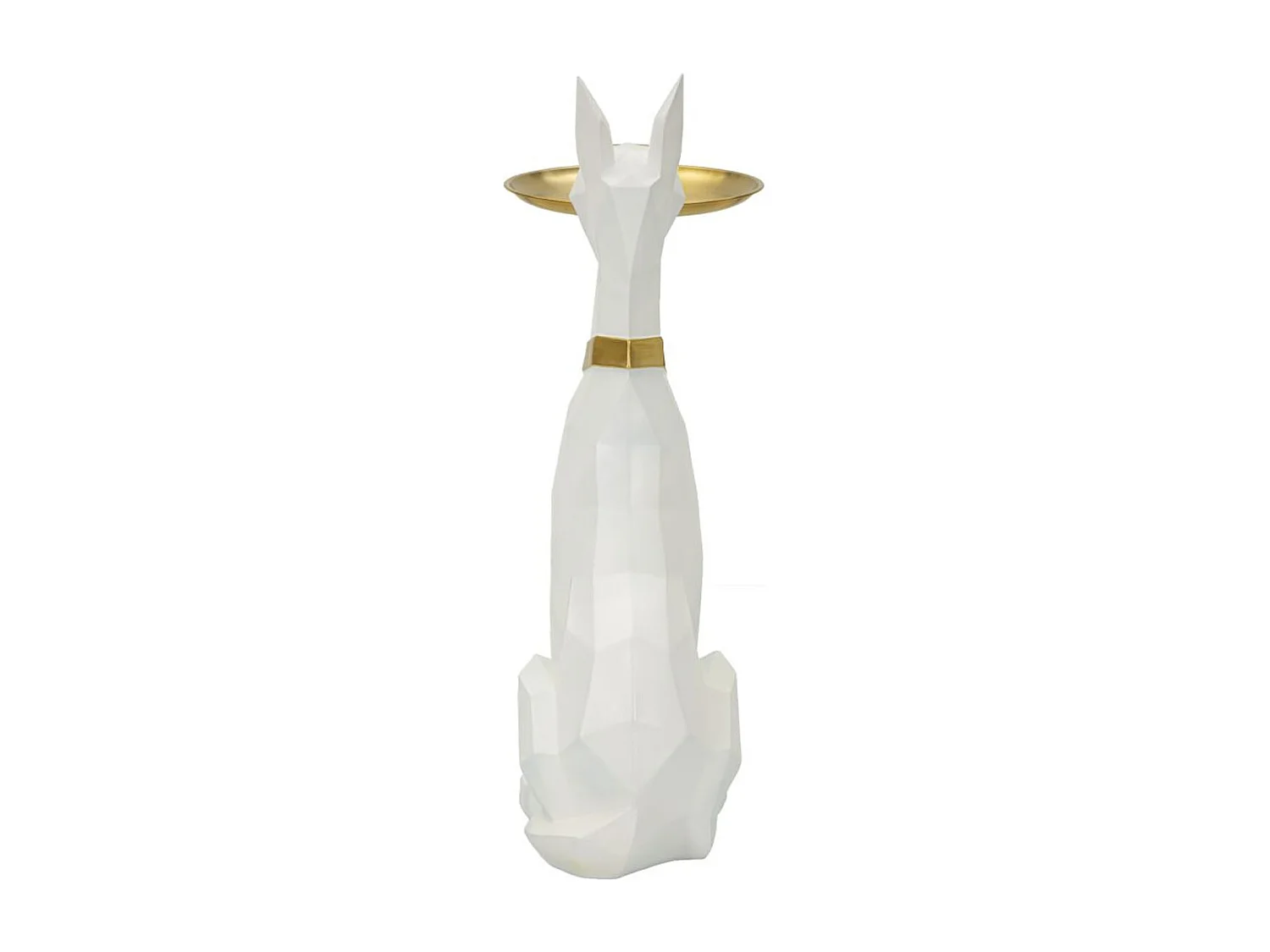 Plateau Chien 16, Blanc, 27x51x74 cm, Seven Design