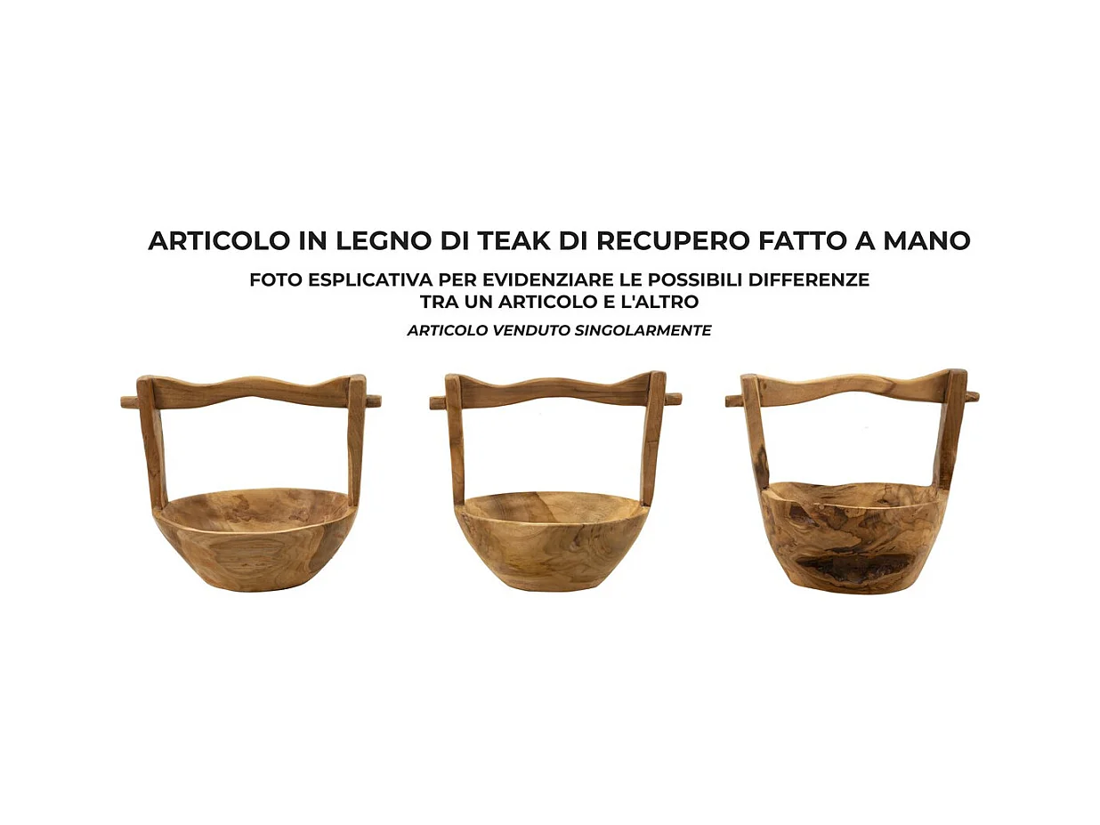 Dienblad Natura 25, Bruin, 32x25x27 cm, Epikasa