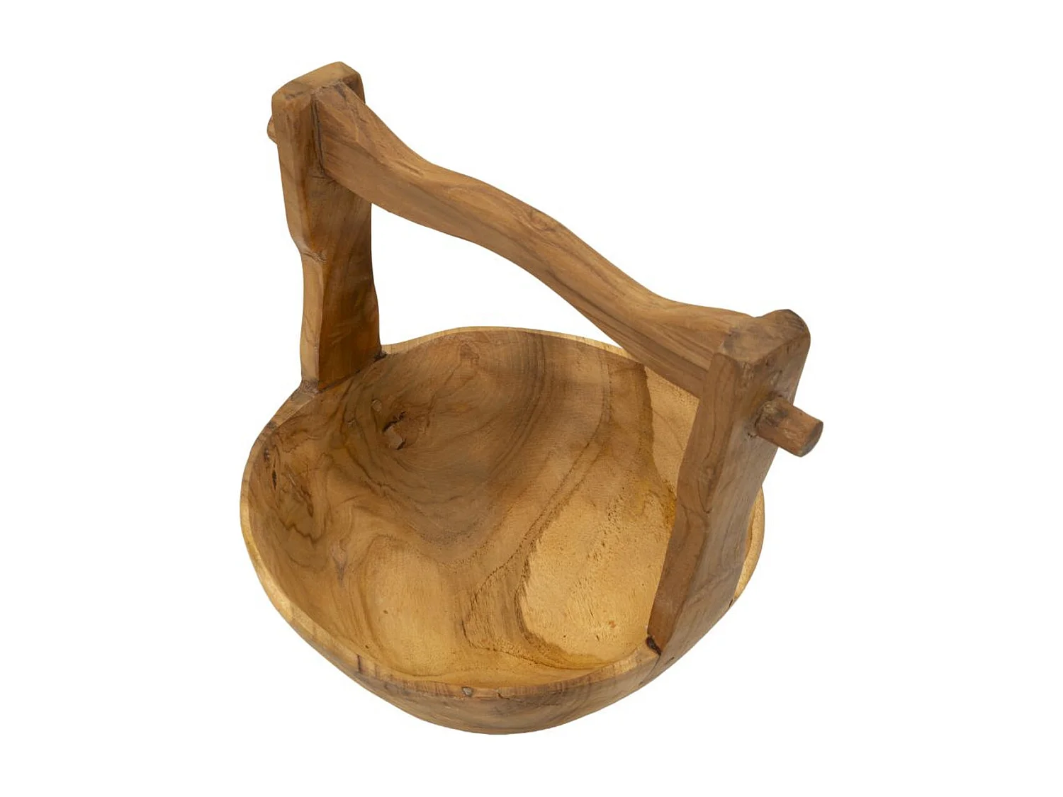 Plateau Natura 25, Marron, 32x25x27 cm, Seven Design