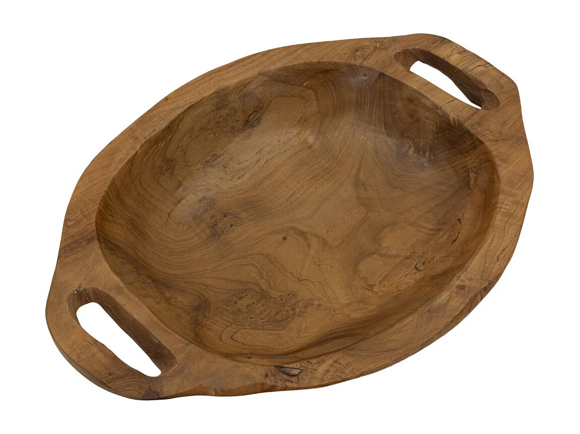 Plateau Natura 31, Marron, 37x26,5x7 cm, Seven Design