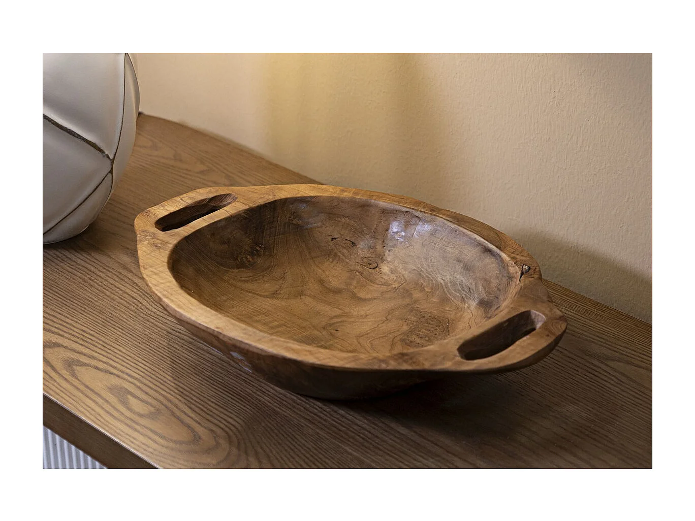 Plateau Natura 31, Marron, 37x26,5x7 cm, Seven Design