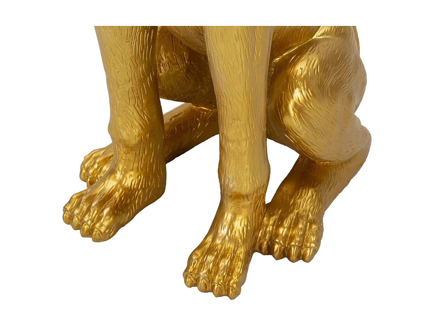 Bandeja Perro 17, Oro, 27x51x74 cm, Seven Design