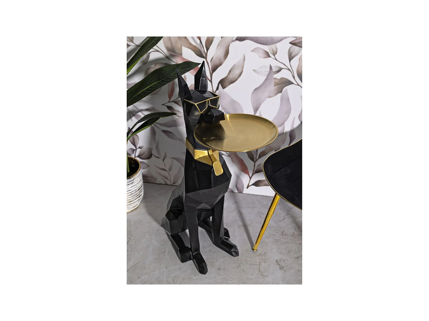 Bandeja Perro 14, Negro, 30x64x91 cm, Epikasa