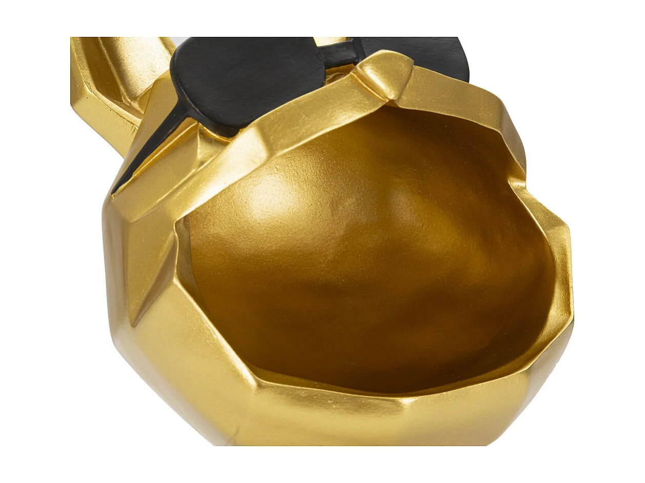 Plateau MF694, Or, 17x17x23,5 cm, Seven Design