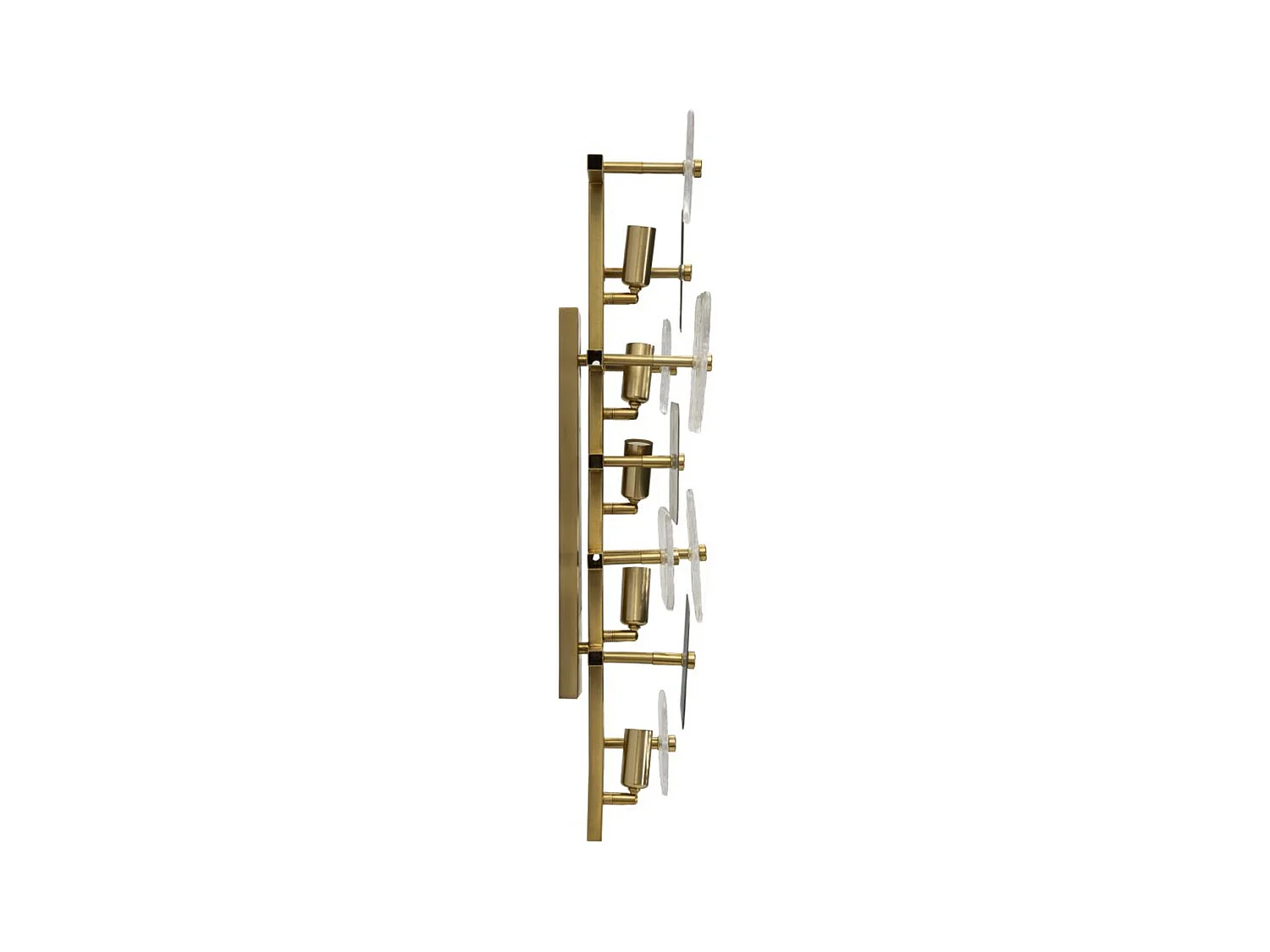 Wandlamp MF58, Goud, 24x13x76 cm, Epikasa