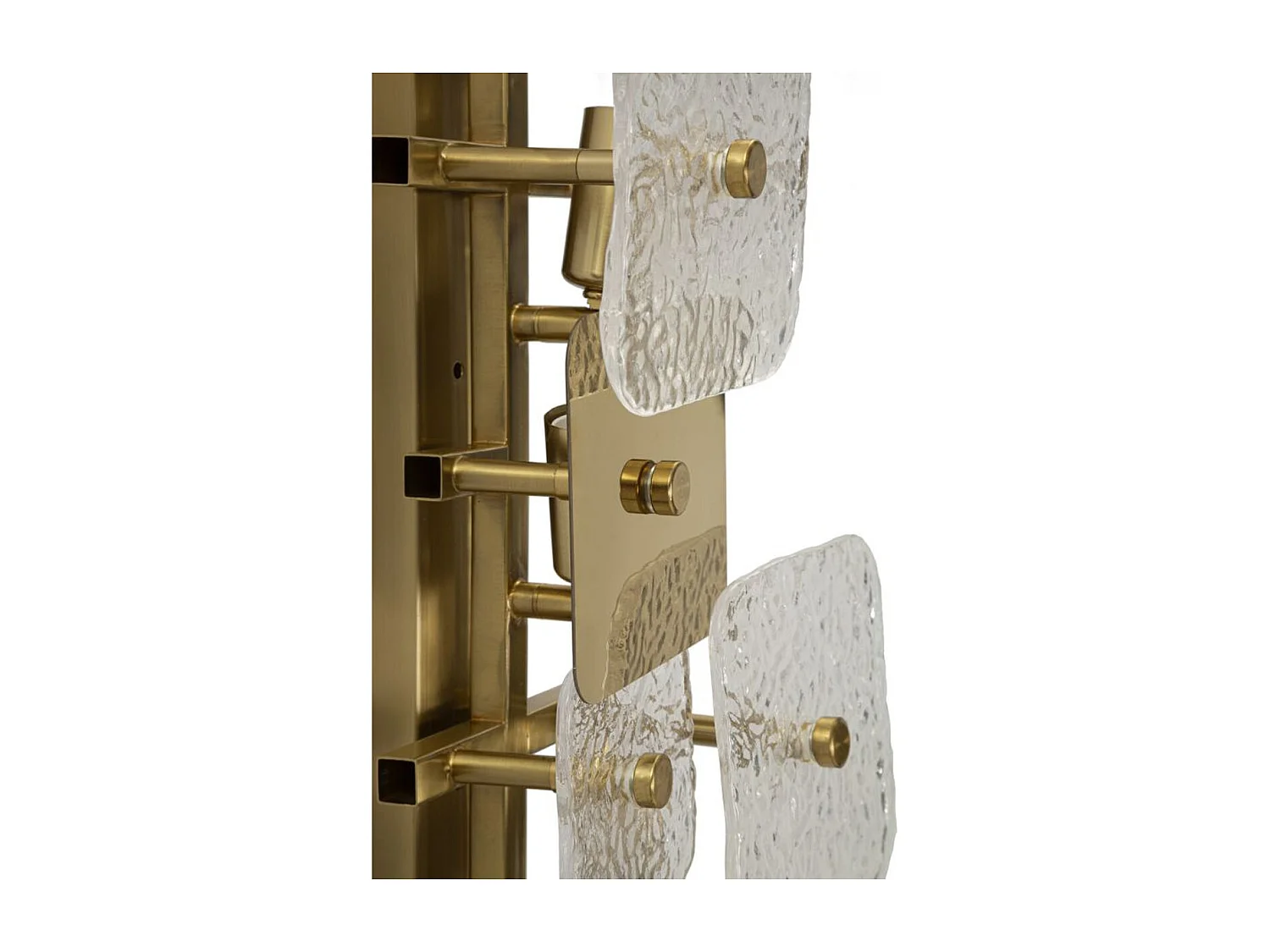 Lampa ścienna MF58, Złoto, 24x13x76 cm, Seven Design