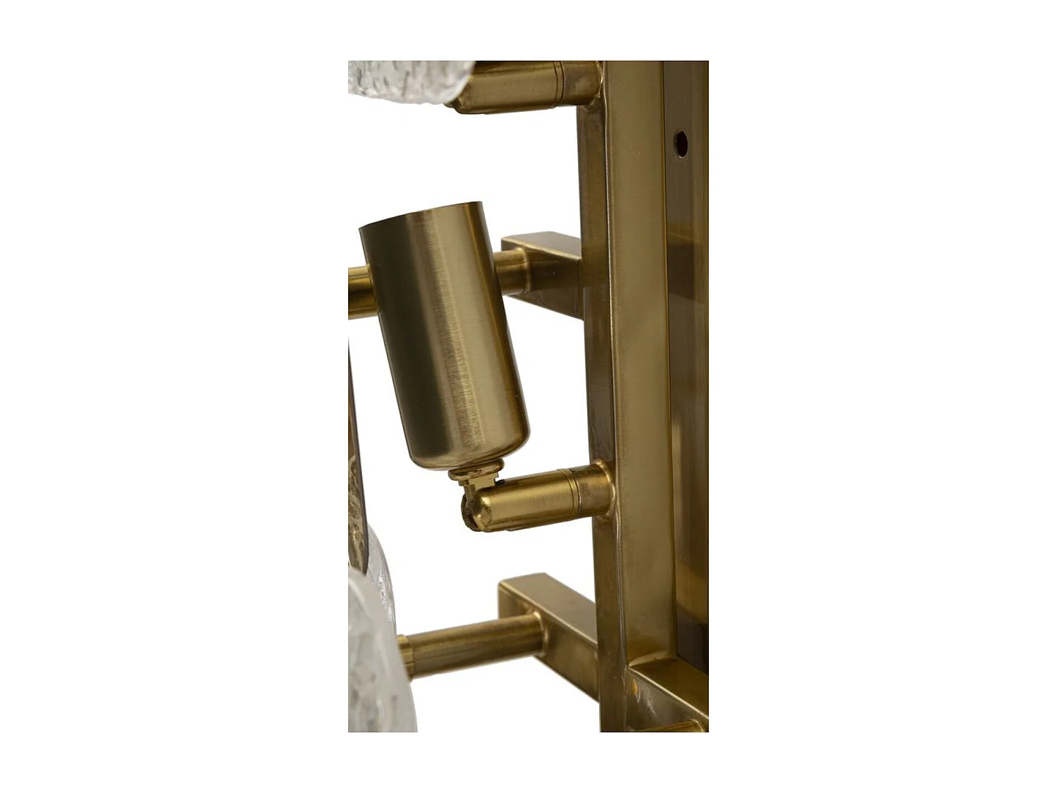 Lampa ścienna MF58, Złoto, 24x13x76 cm, Seven Design