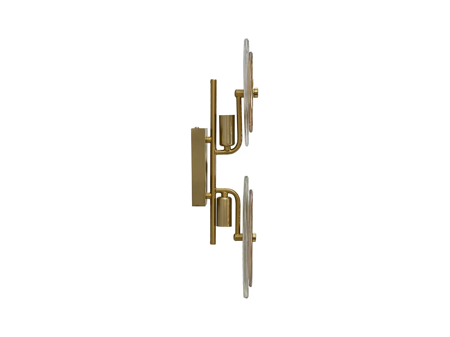 Wandlamp MF60, Goud, 25x10x52 cm, Epikasa