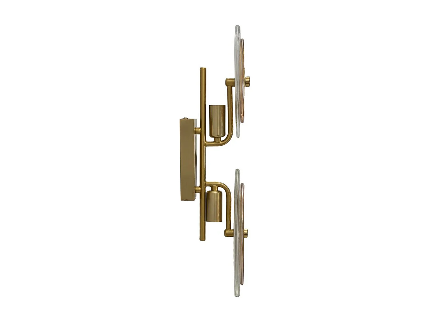 Lámpara de Pared MF60, Oro, 25x10x52 cm, Seven Design