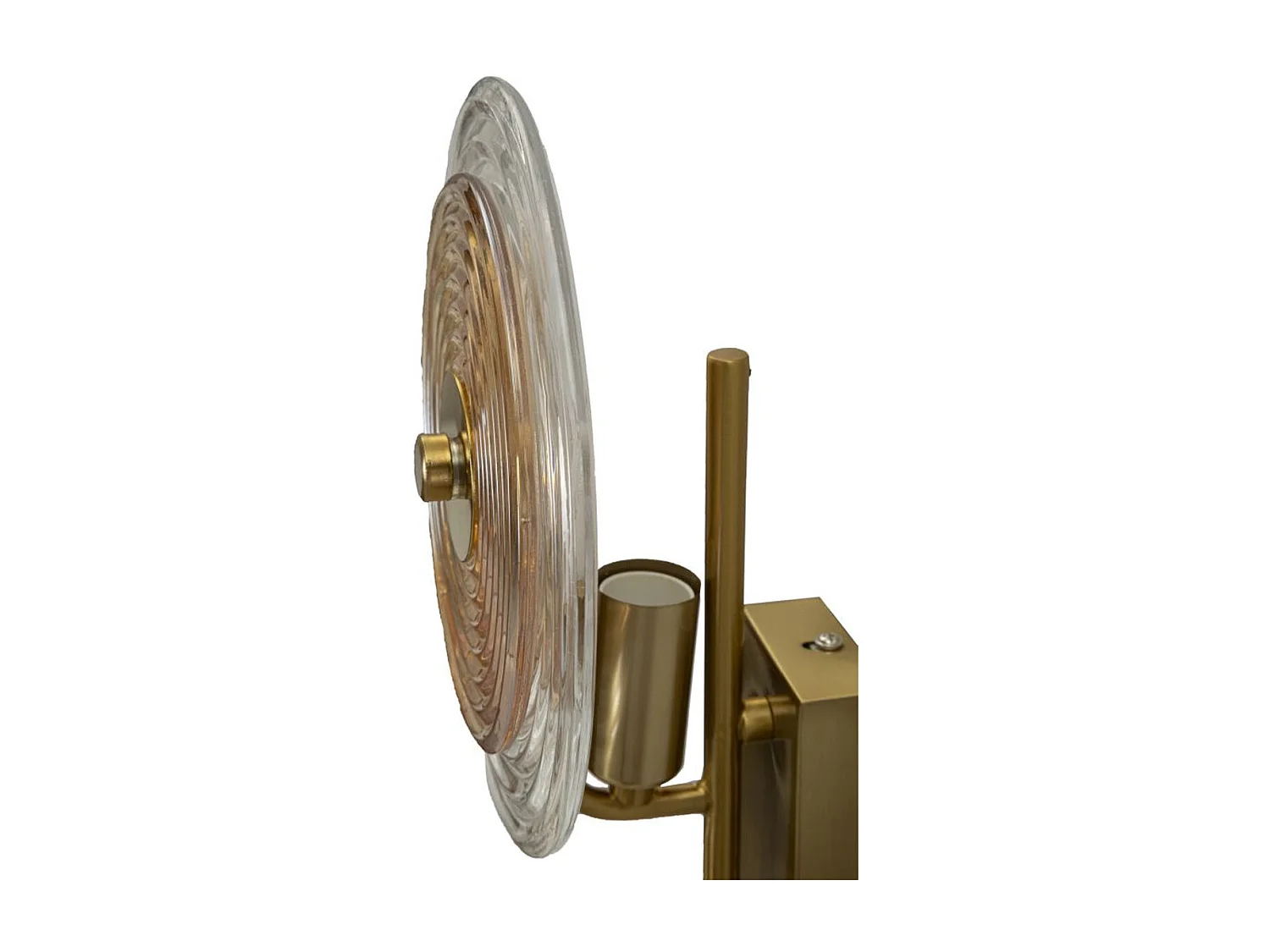 Lámpara de Pared MF60, Oro, 25x10x52 cm, Seven Design