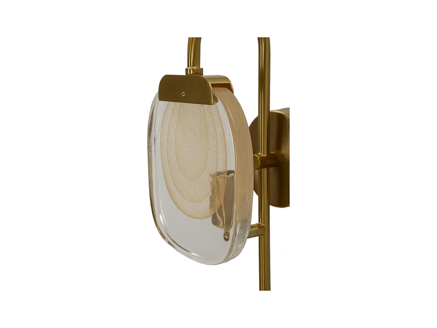 Lampa ścienna MF68, Złoto, 15x14x38 cm, Epikasa