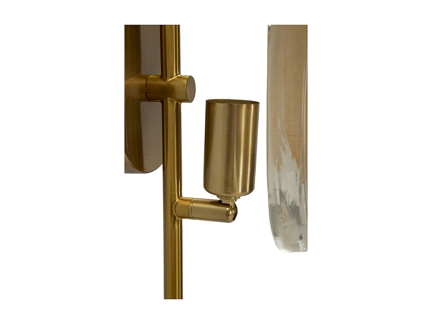 Lampada a Parete MF68, Oro, 15x14x38 cm, Seven Design