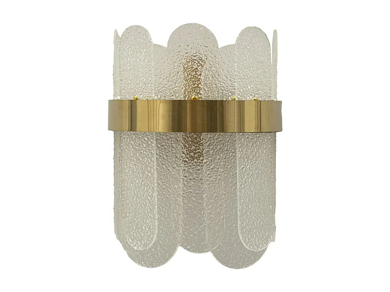 Lampa ścienna MF64, Złoto, 20x14x28 cm, Epikasa