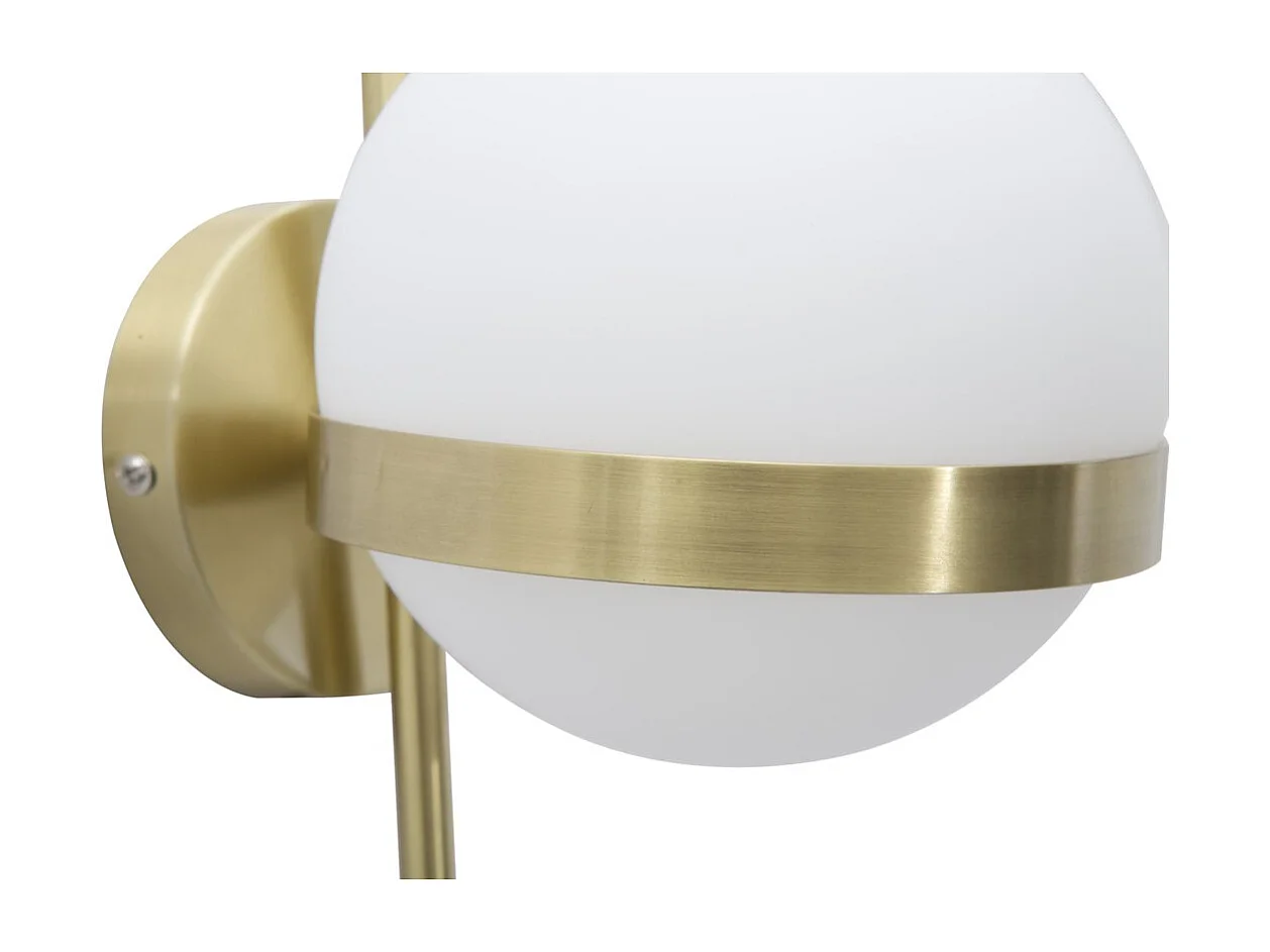 Candeeiro de Parede MF54, Ouro, 15x20x40 cm, Seven Design