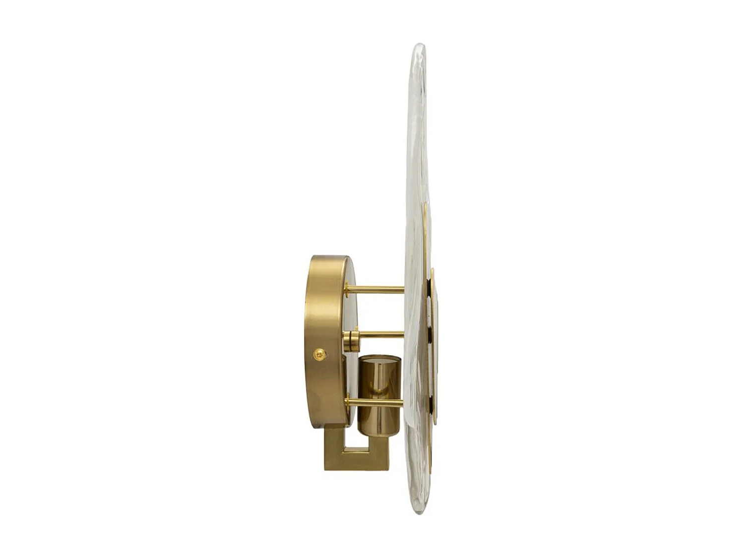 Lampa ścienna MF61, Złoto, 21x8x31 cm, Seven Design