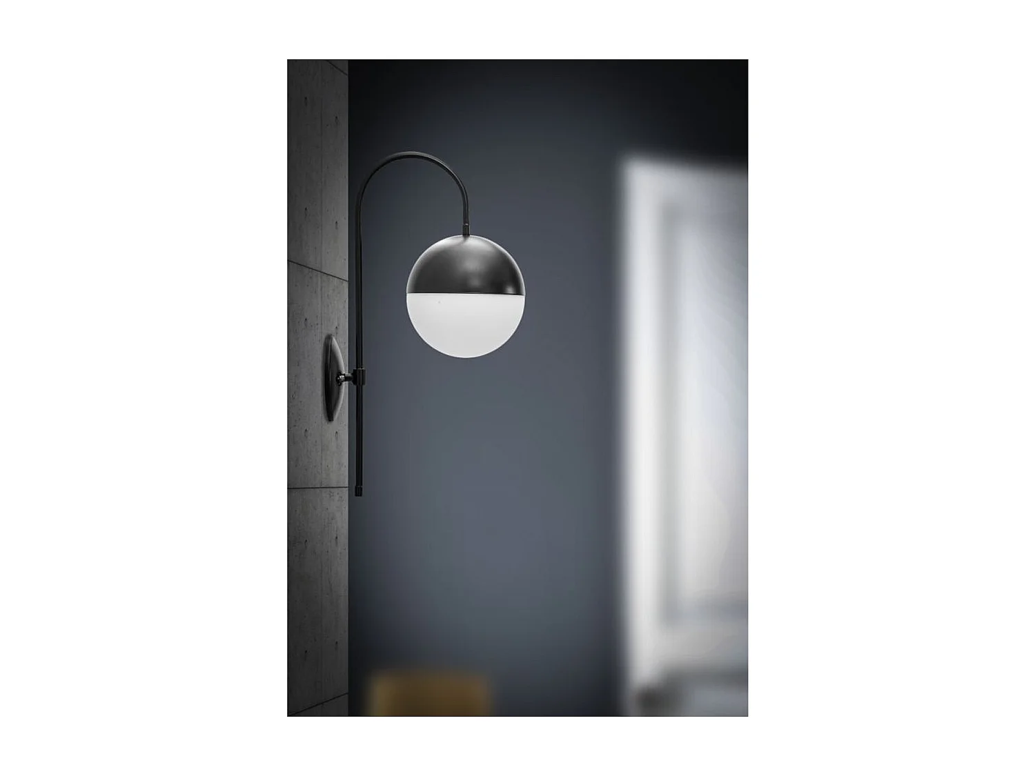 Applique MF50, Noir, 19x31x51 cm, Seven Design