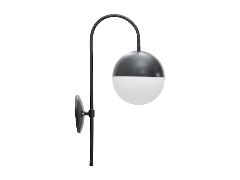 Lampa ścienna MF50, Czarny, 19x31x51 cm, Seven Design