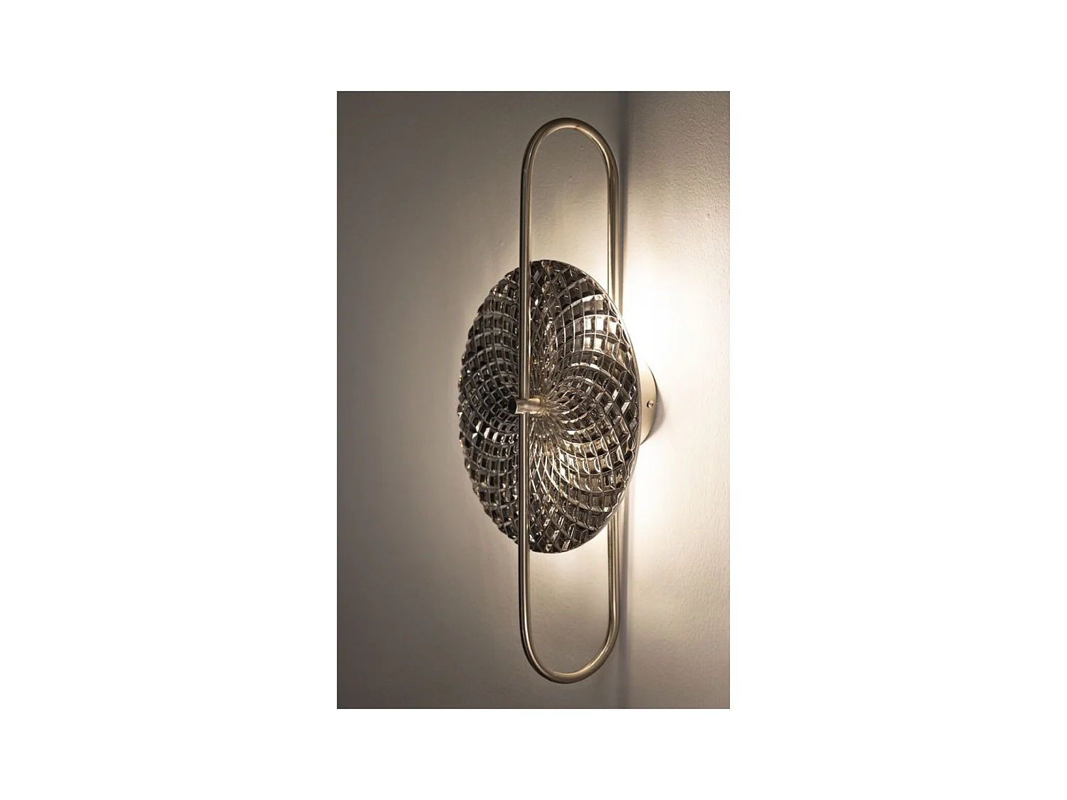 Candeeiro de Parede MF66, Prata, 28x15x54 cm, Epikasa