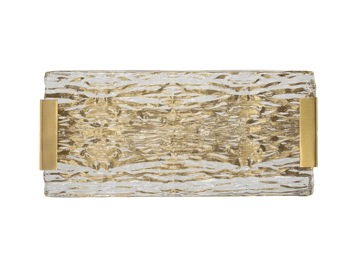 Candeeiro de Parede MF59, Ouro, 36x15x10 cm, Epikasa