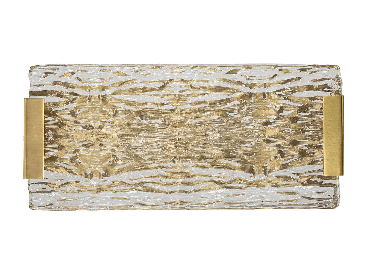 Lampa ścienna MF59, Złoto, 36x15x10 cm, Seven Design