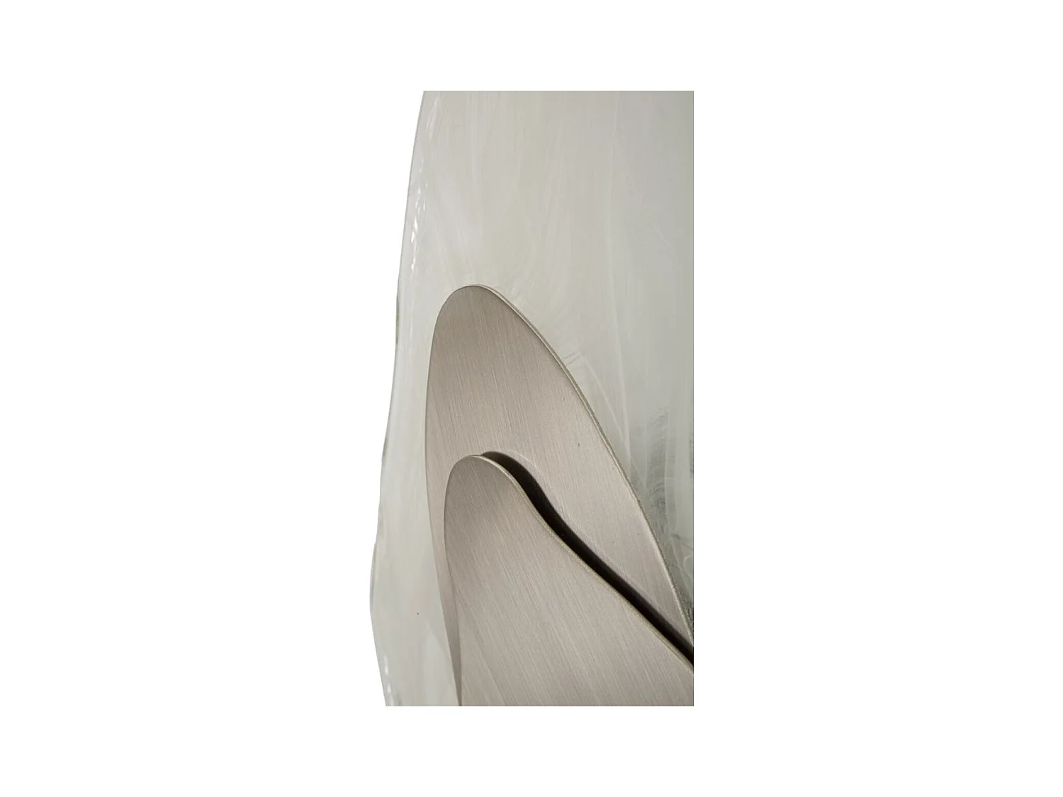 Candeeiro de Parede MF62, Prata, 21x8x32 cm, Epikasa