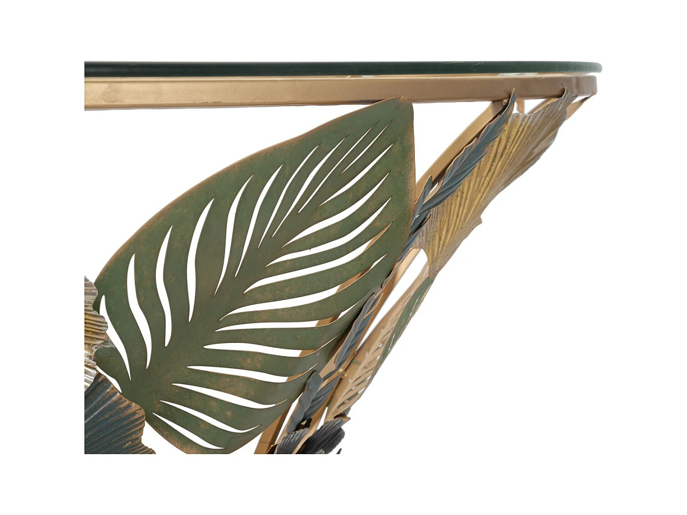 Tavolo Consolle Foglia 74, Multicolore, 120x40,5x37,2 cm, Seven Design